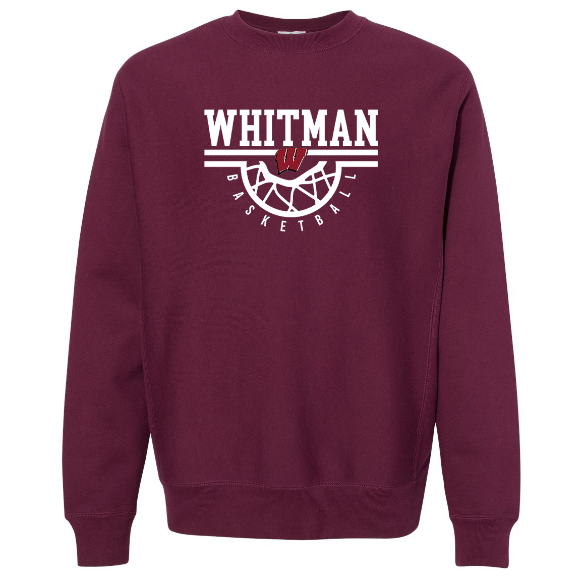 Whitman Women's Basketball Champion ReverseWeave Crewneck