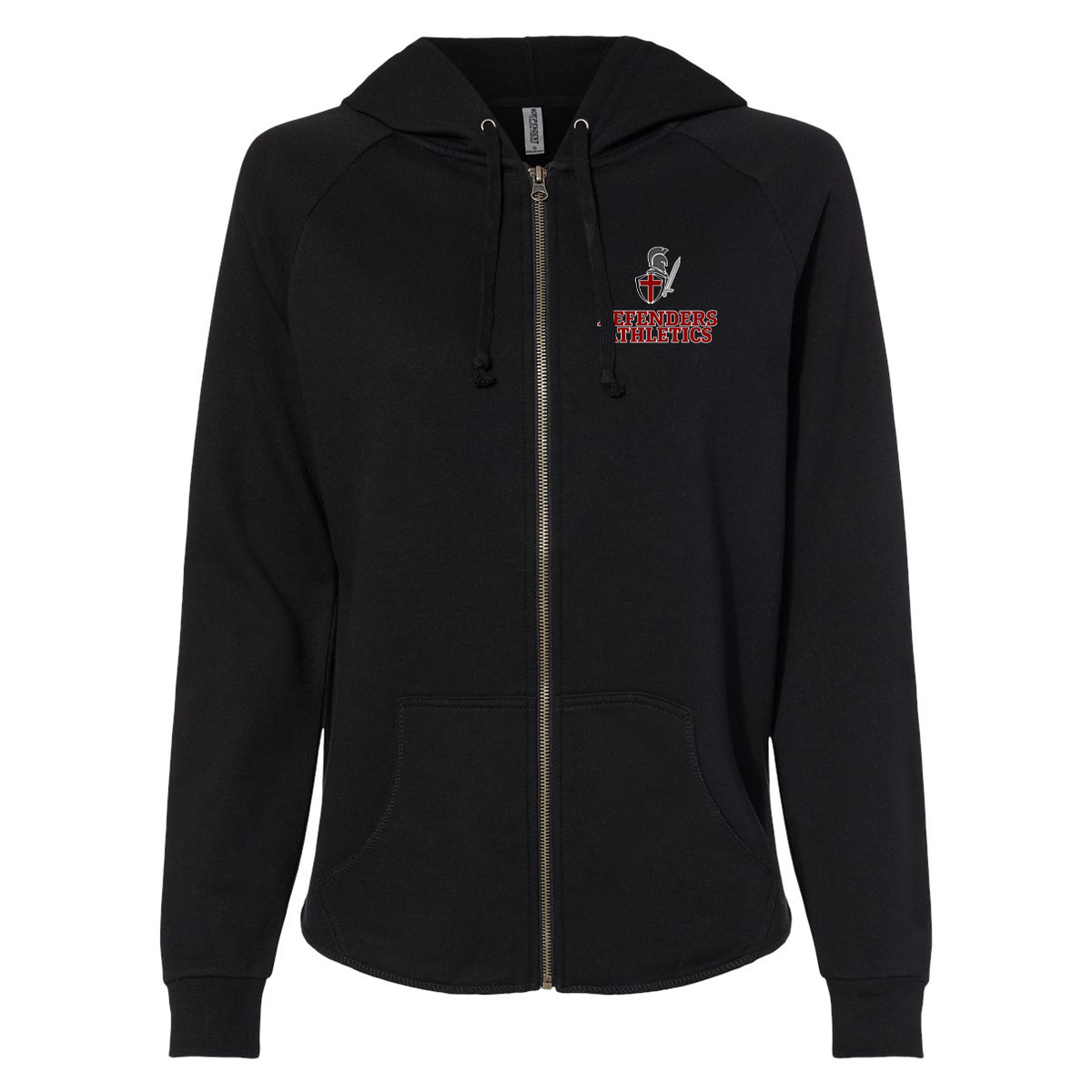 Hawthorne Christian Academy Women's California Wave Wash Full-Zip Hooded Sweatshirt