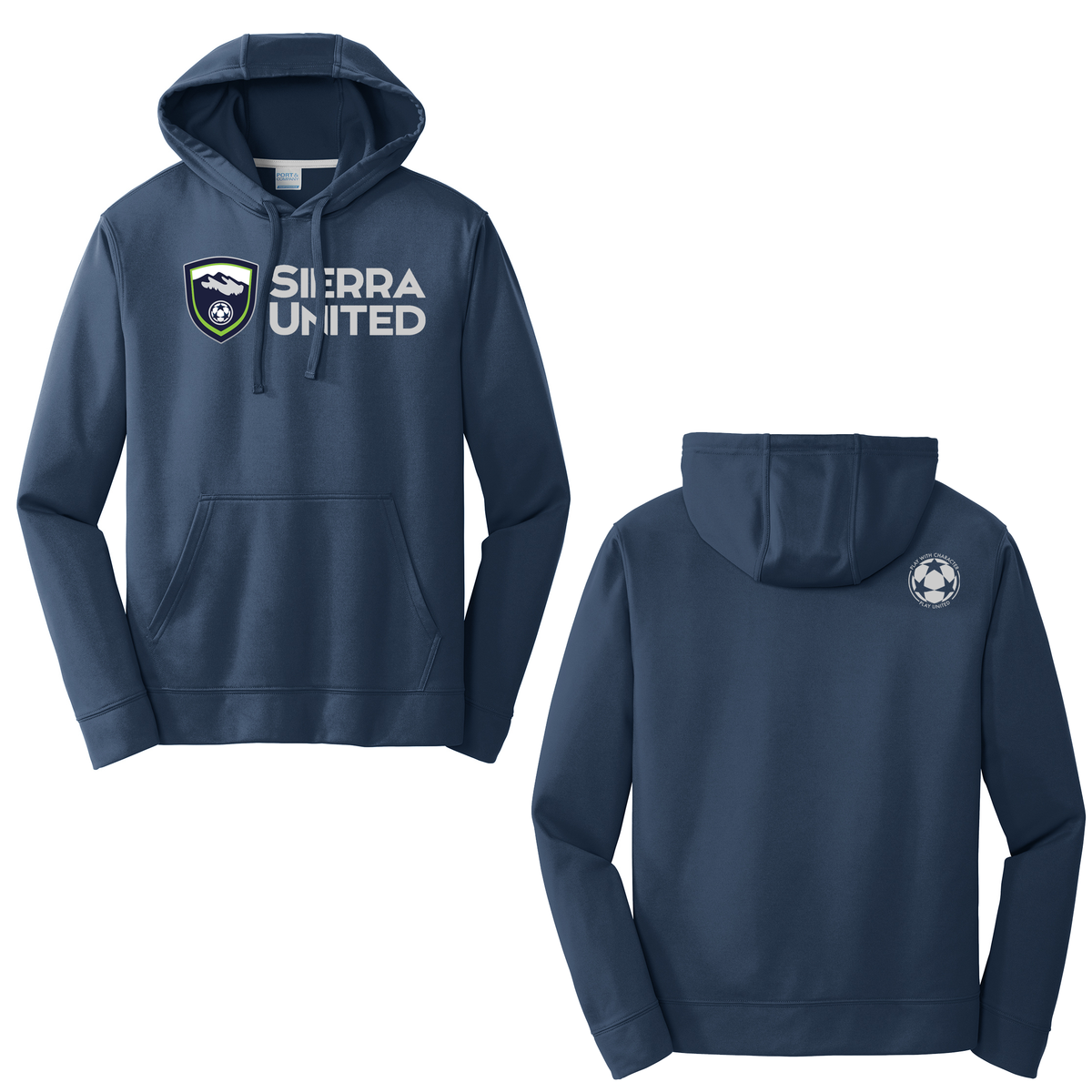 Sierra United Soccer Club Port & Company Performance Fleece Pullover Hooded Sweatshirt