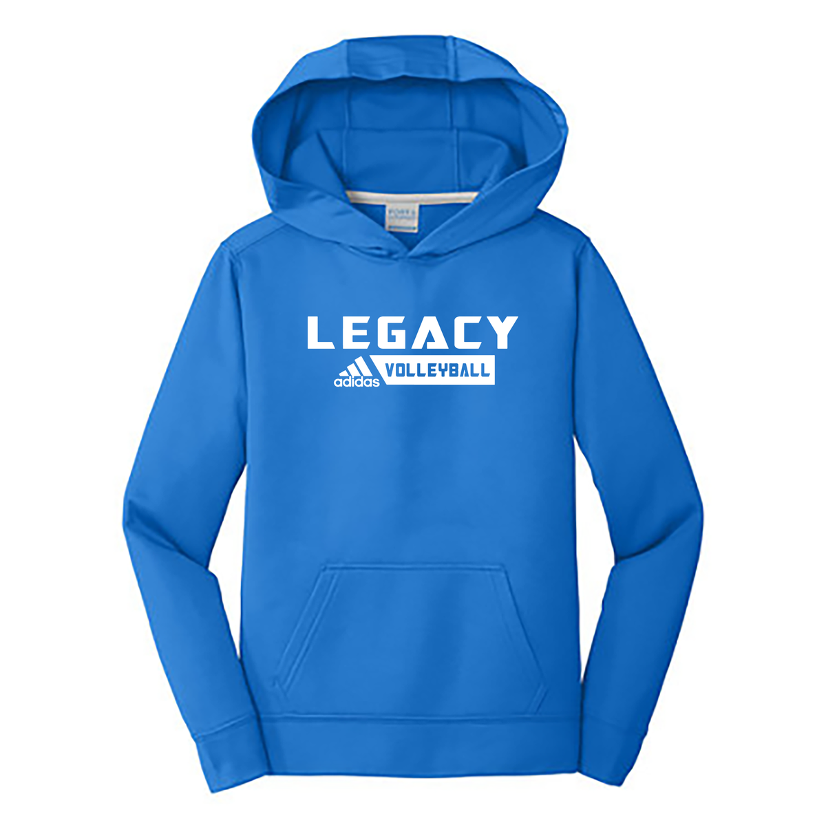 Legacy Volleyball Club Youth Performance Fleece Pullover Hooded Sweatshirt