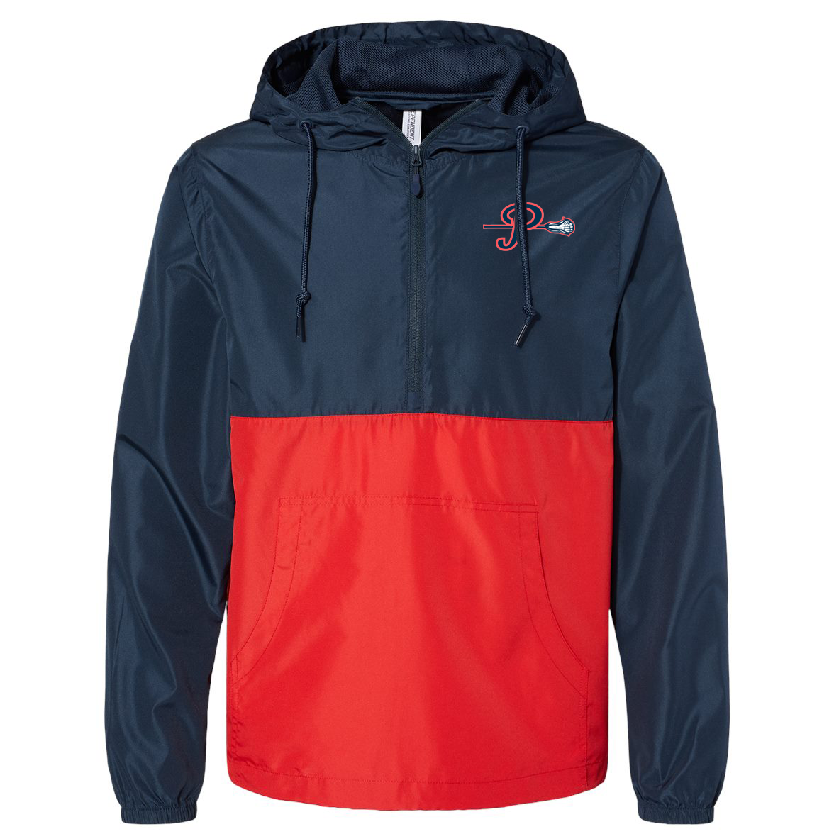 Patriots Lacrosse Club Lightweight Quarter-Zip Windbreaker