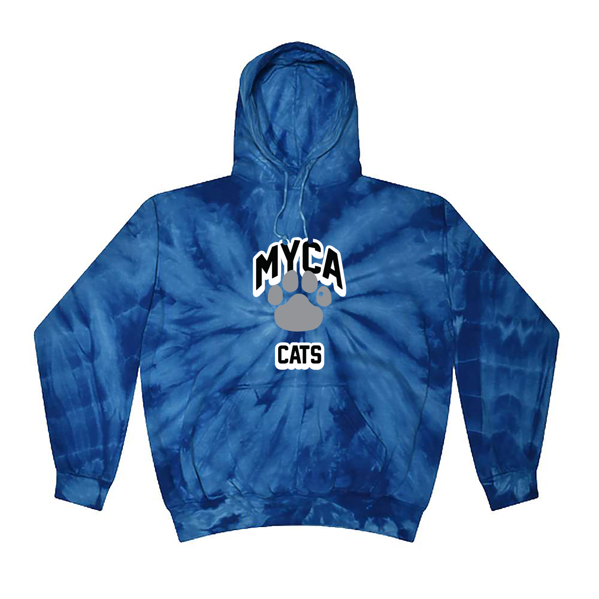 Moore Youth Cheer Tie-Dyed Hooded Sweatshirt