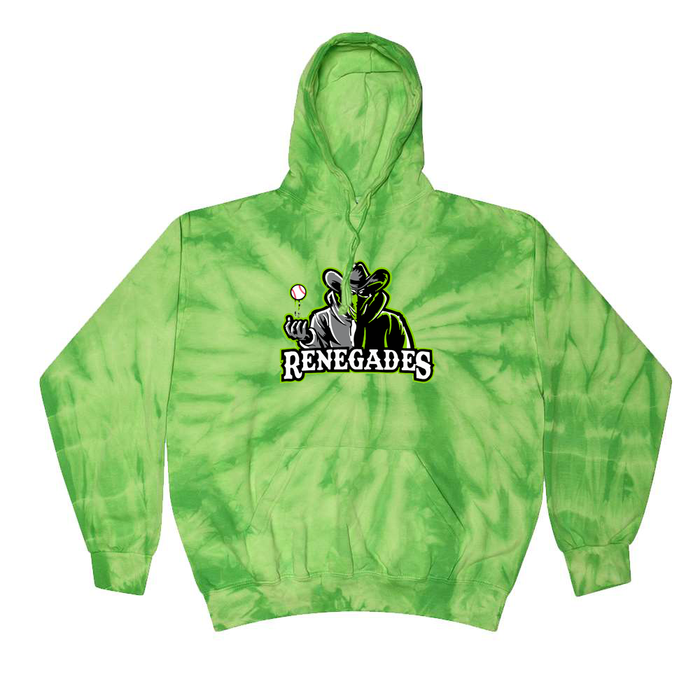 Mt. Washington Renegades Baseball Tie-Dyed Hooded Sweatshirt