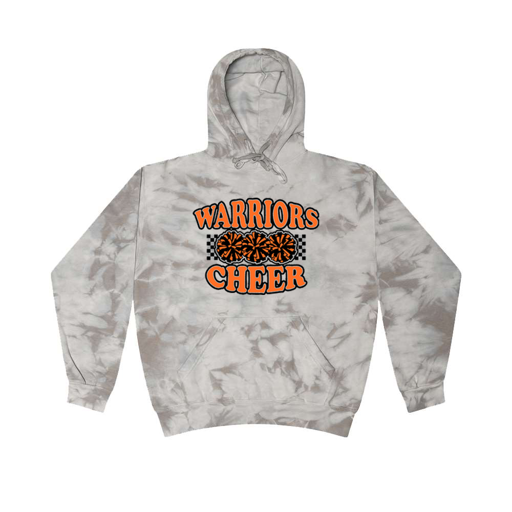 Franklin Square Cheer Crystal Tie-Dyed Hooded Sweatshirt