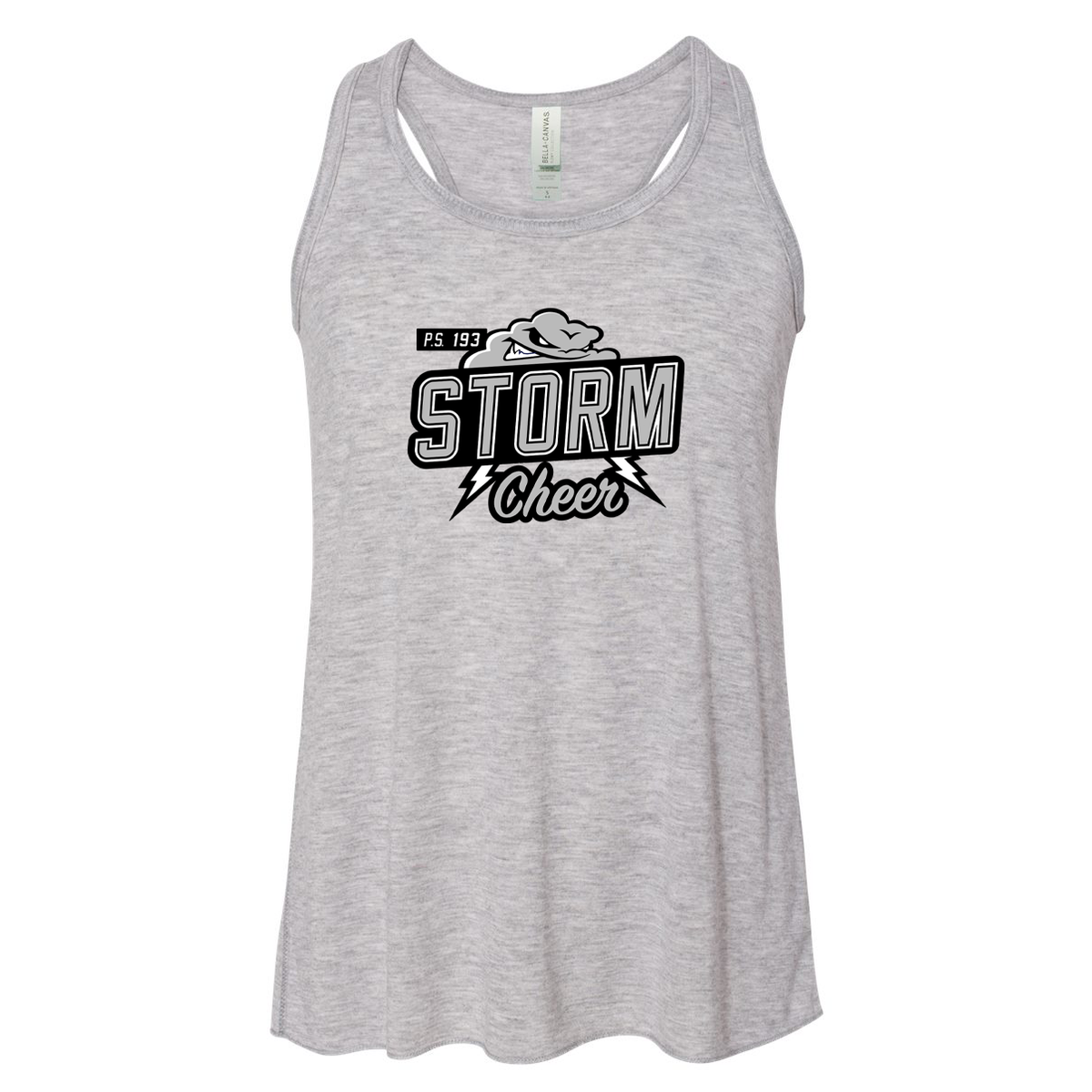 PS 193 Storm Cheer Flowy Racerback Tank