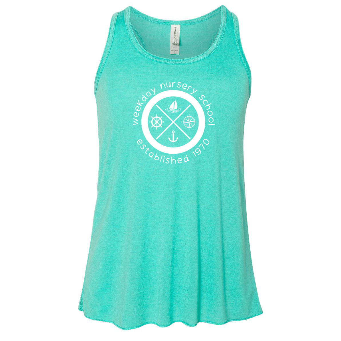 Weekday Nursery School Flowy Racerback Tank