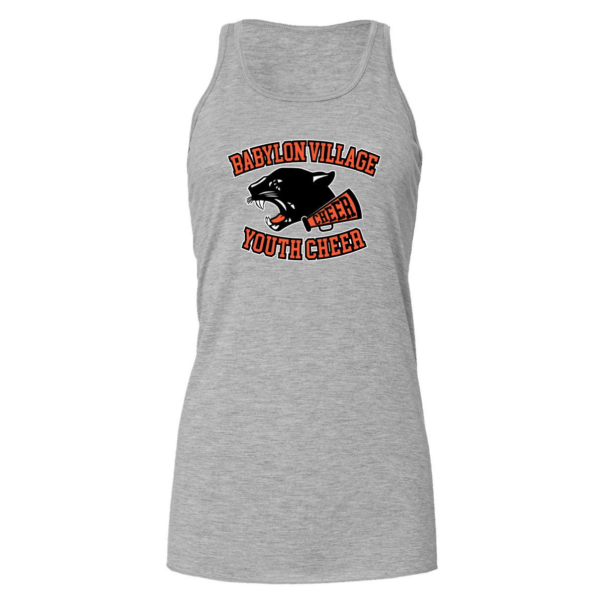 Babylon Village Cheer Flowy Racerback Tank