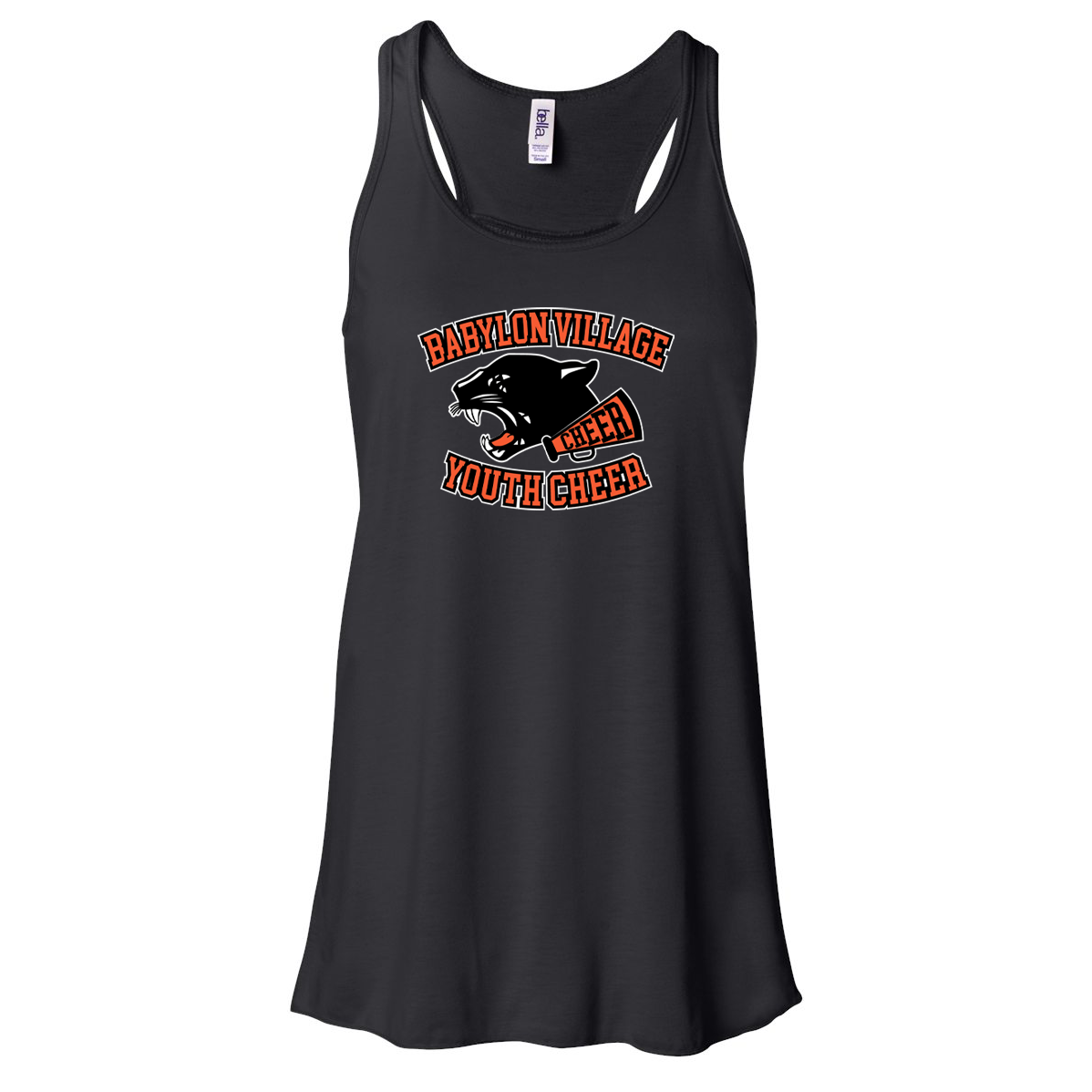 Babylon Village Cheer Flowy Racerback Tank