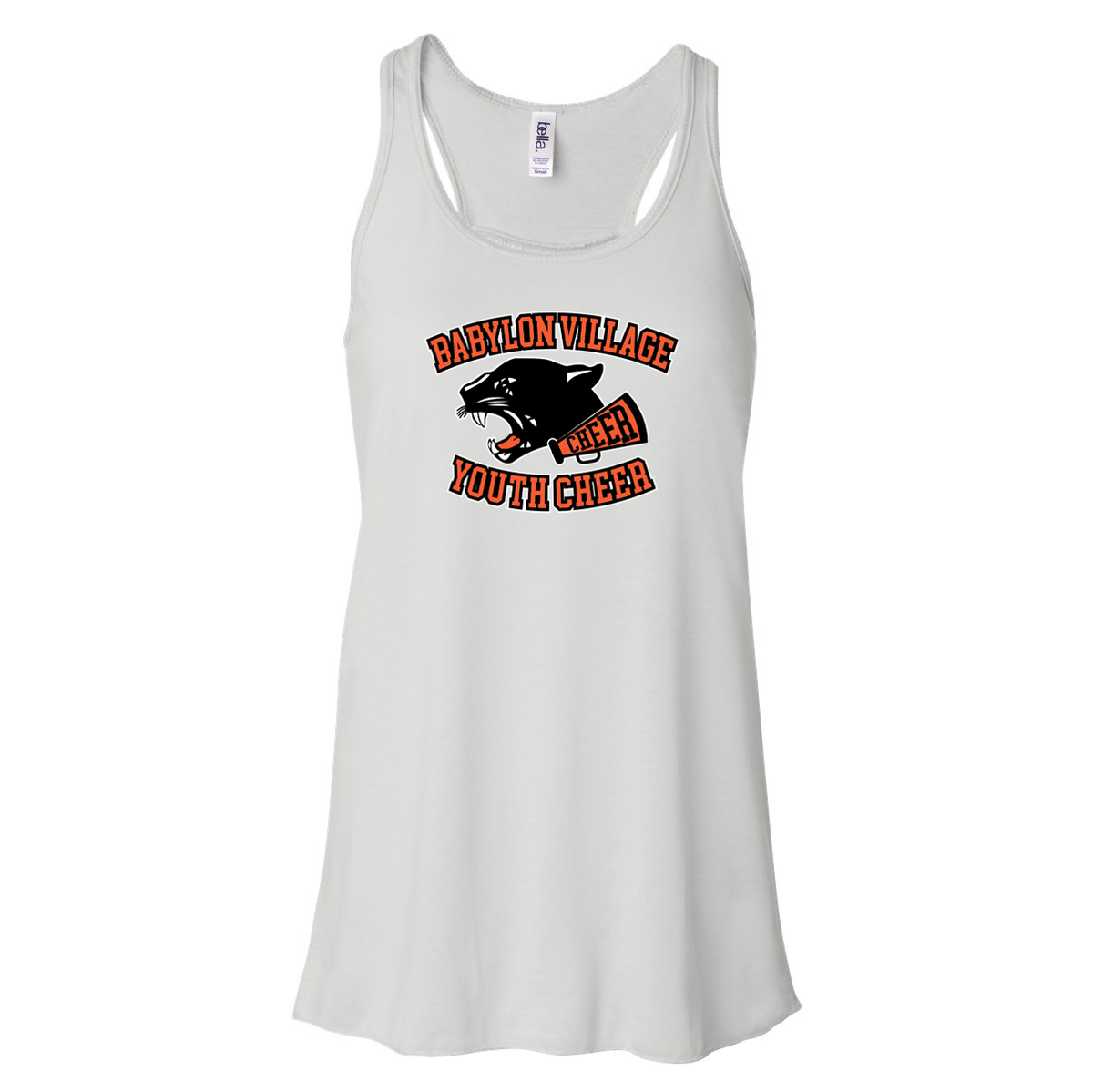 Babylon Village Cheer Flowy Racerback Tank