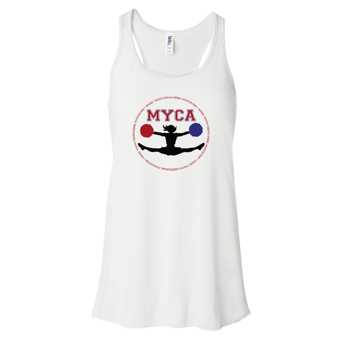 Moore Youth Cheer Flowy Racerback Tank