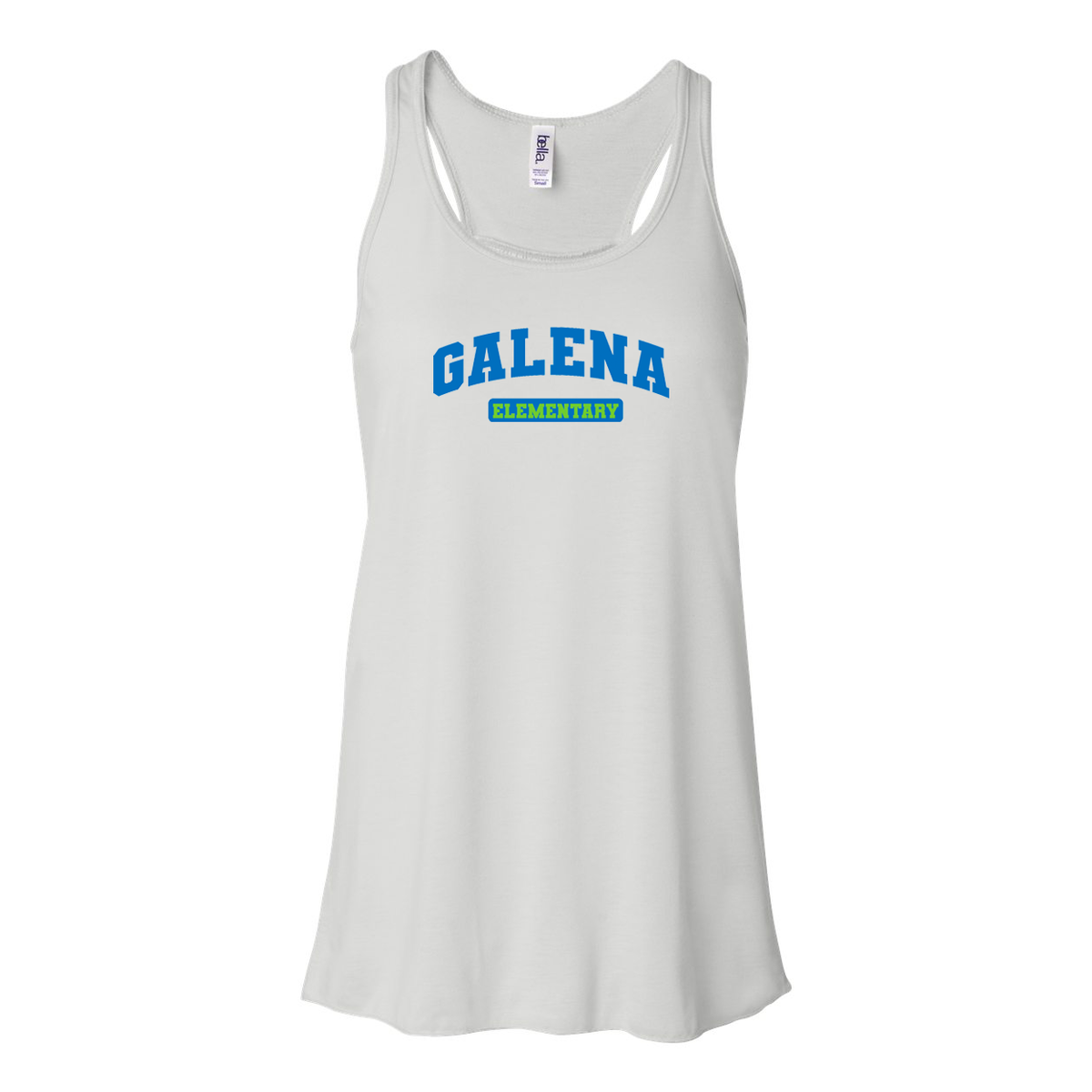 Galena Elementary School Flowy Racerback Tank