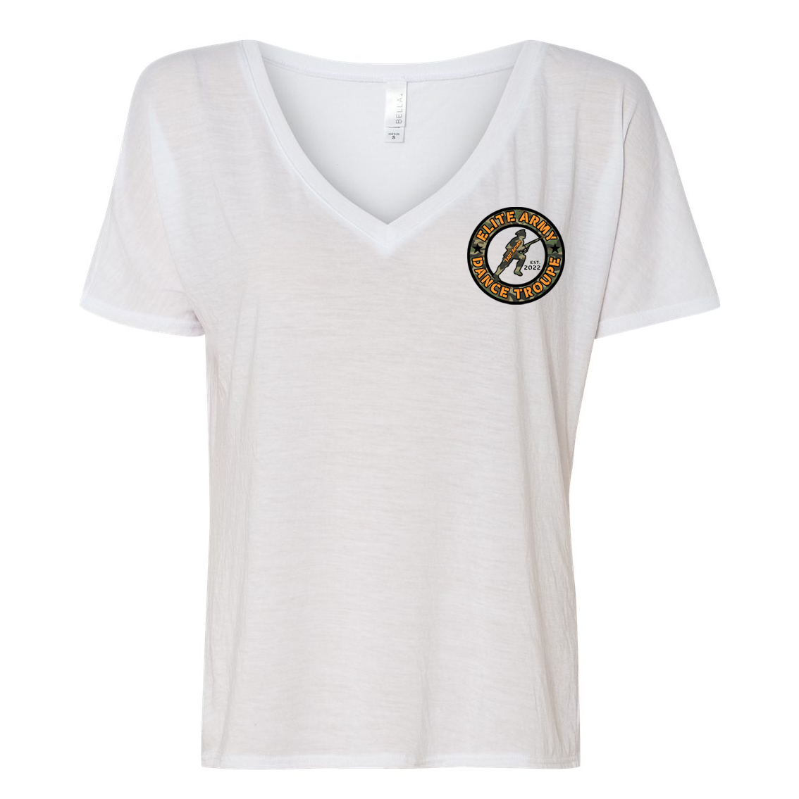 Elite Army Dance Troupe Women’s Slouchy V-Neck Tee