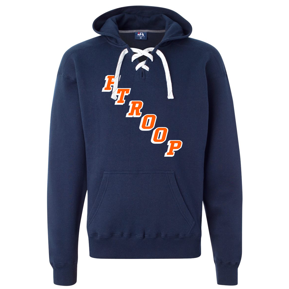 F Troop Hockey Sport Lace Hooded Sweatshirt