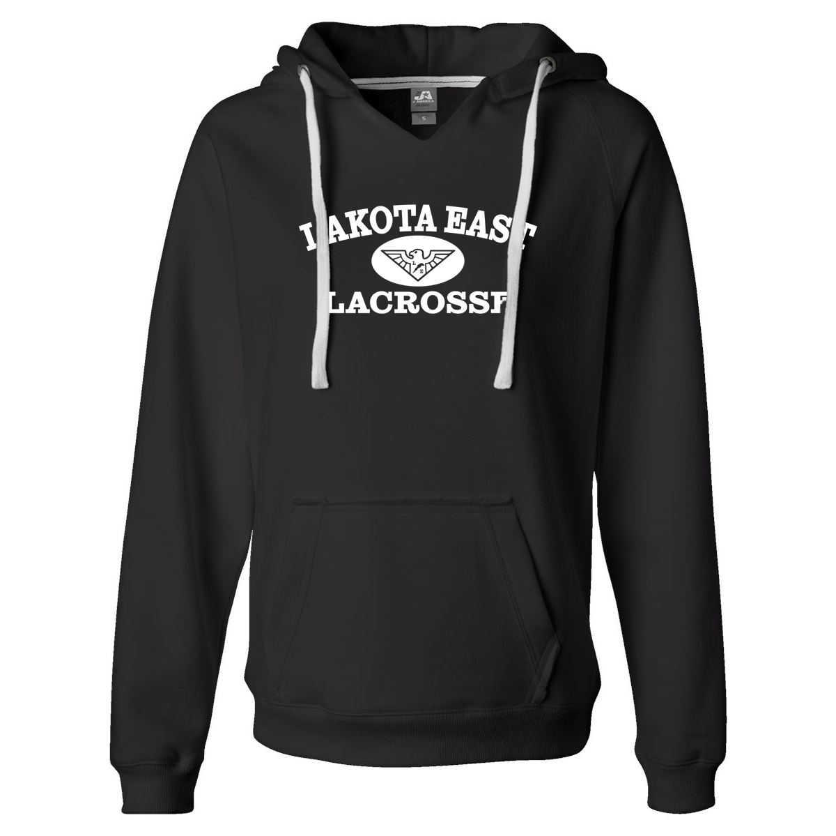 Lakota East HS Lacrosse Women's Sueded V-Neck Hoodie