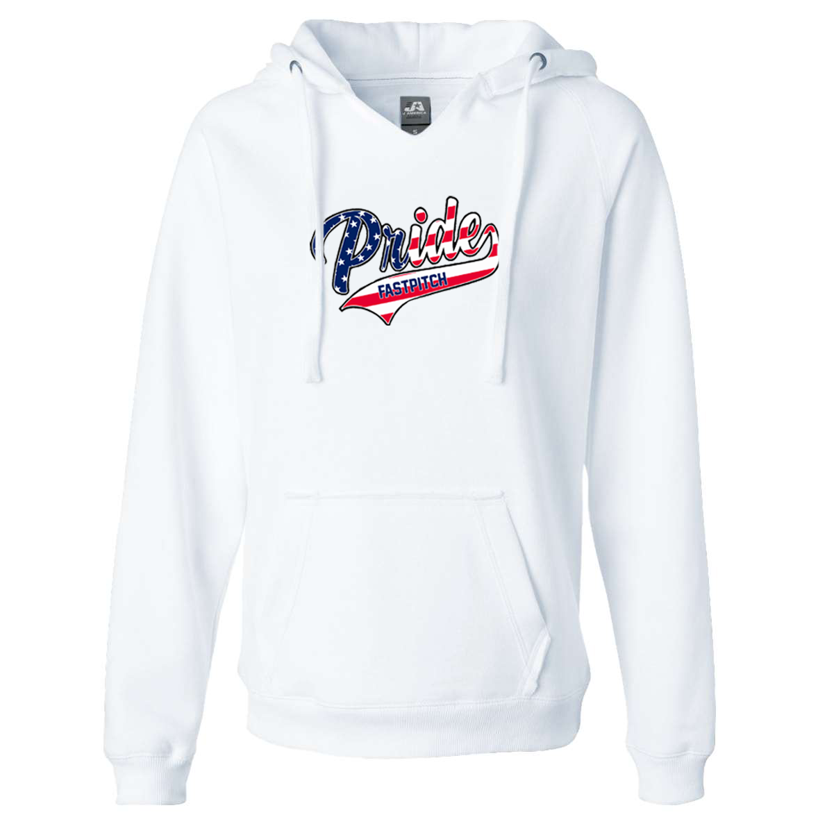 Long Island Pride Fastpitch Women's Sueded V-Neck Hoodie