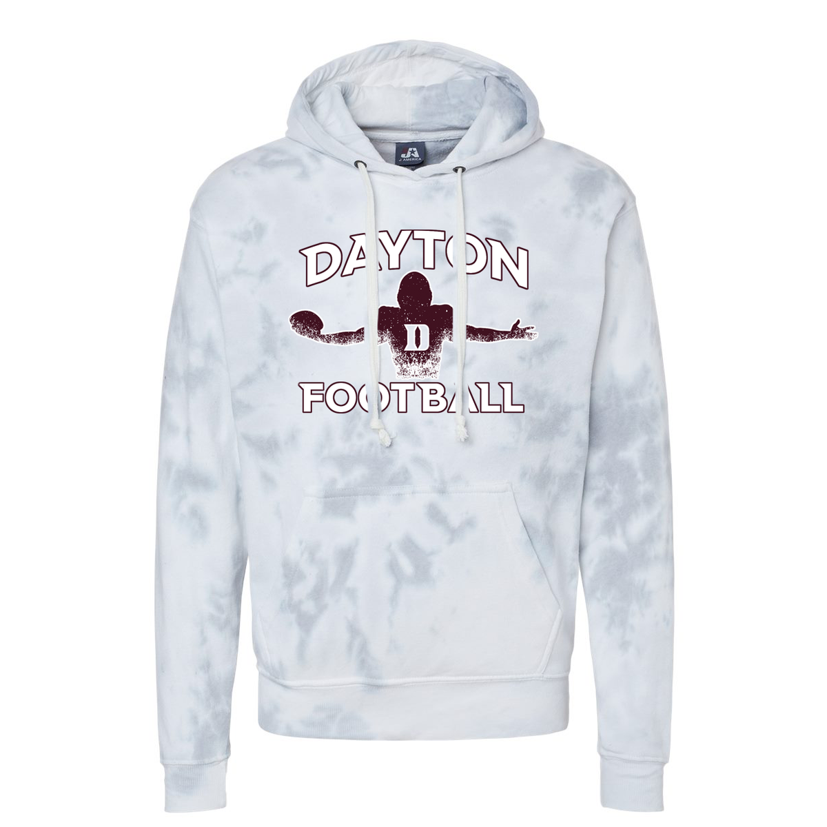 Dayton HS Football Tie-Dye Fleece Hoodie