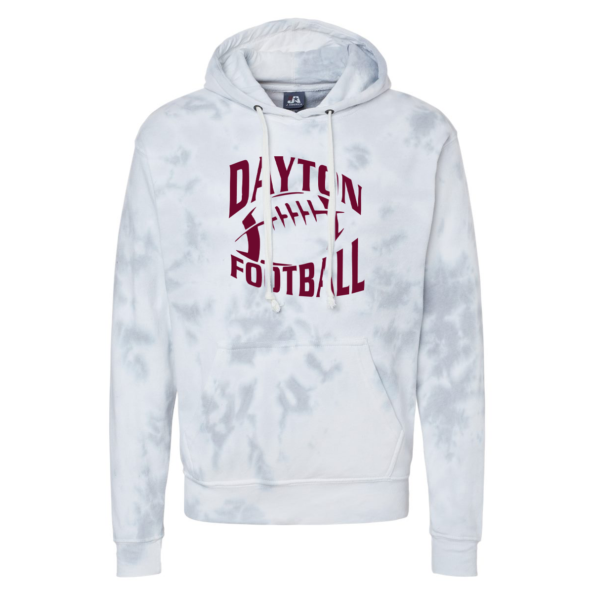 Dayton HS Football Tie-Dye Fleece Hoodie