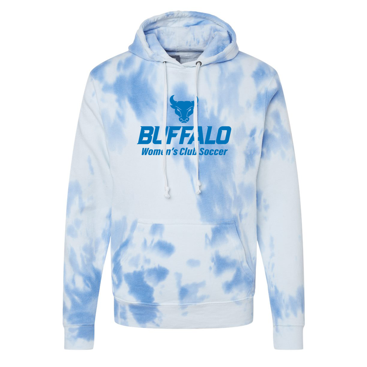 UB Women's Club Soccer Tie-Dye Fleece Hoodie