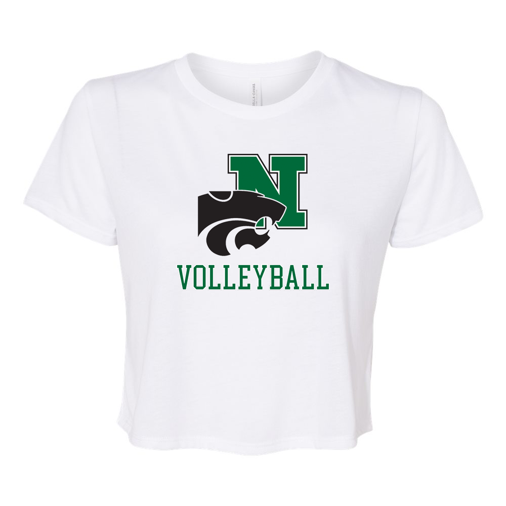 Novi Volleyball Flowy Cropped T-Shirt