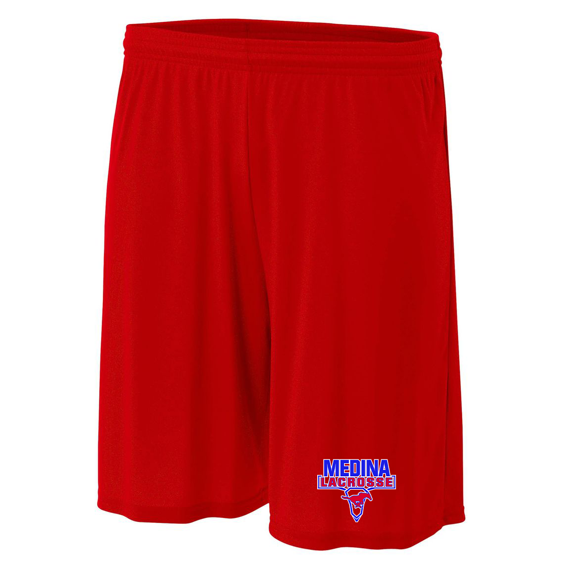 Medina Mustangs Lacrosse 4 Cooling 7" Performance Shorts