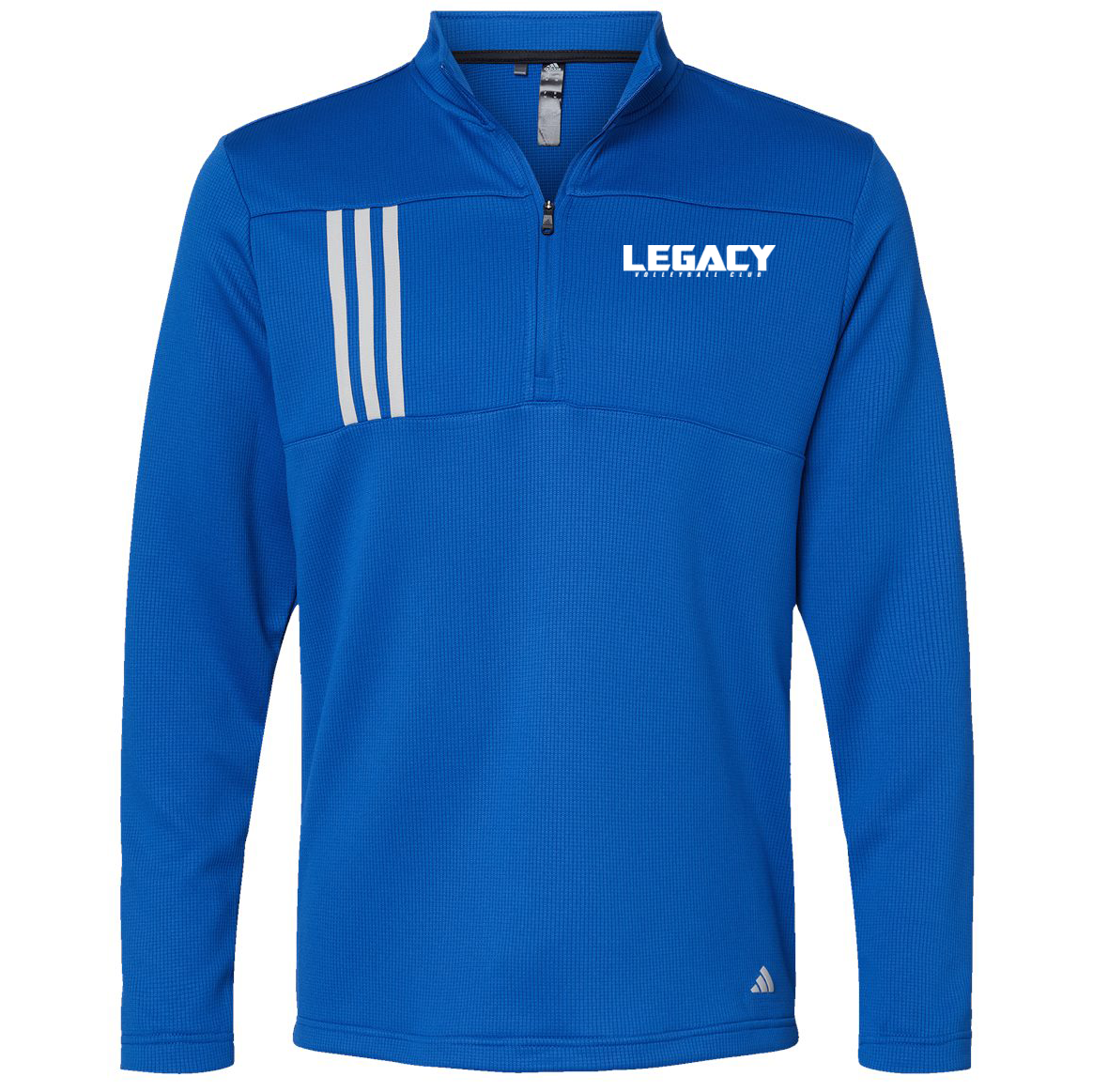 Legacy Volleyball Club Adidas 3-Stripes Double Knit Quarterzip