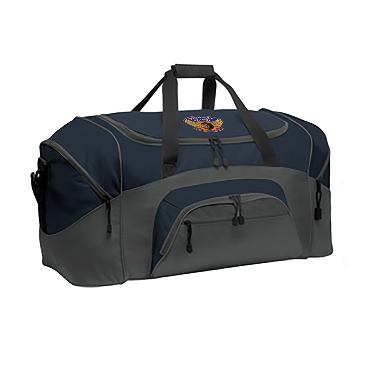 NCPD Motorcycle Unit Colorblock Sport Duffel Bag - Two Sizes