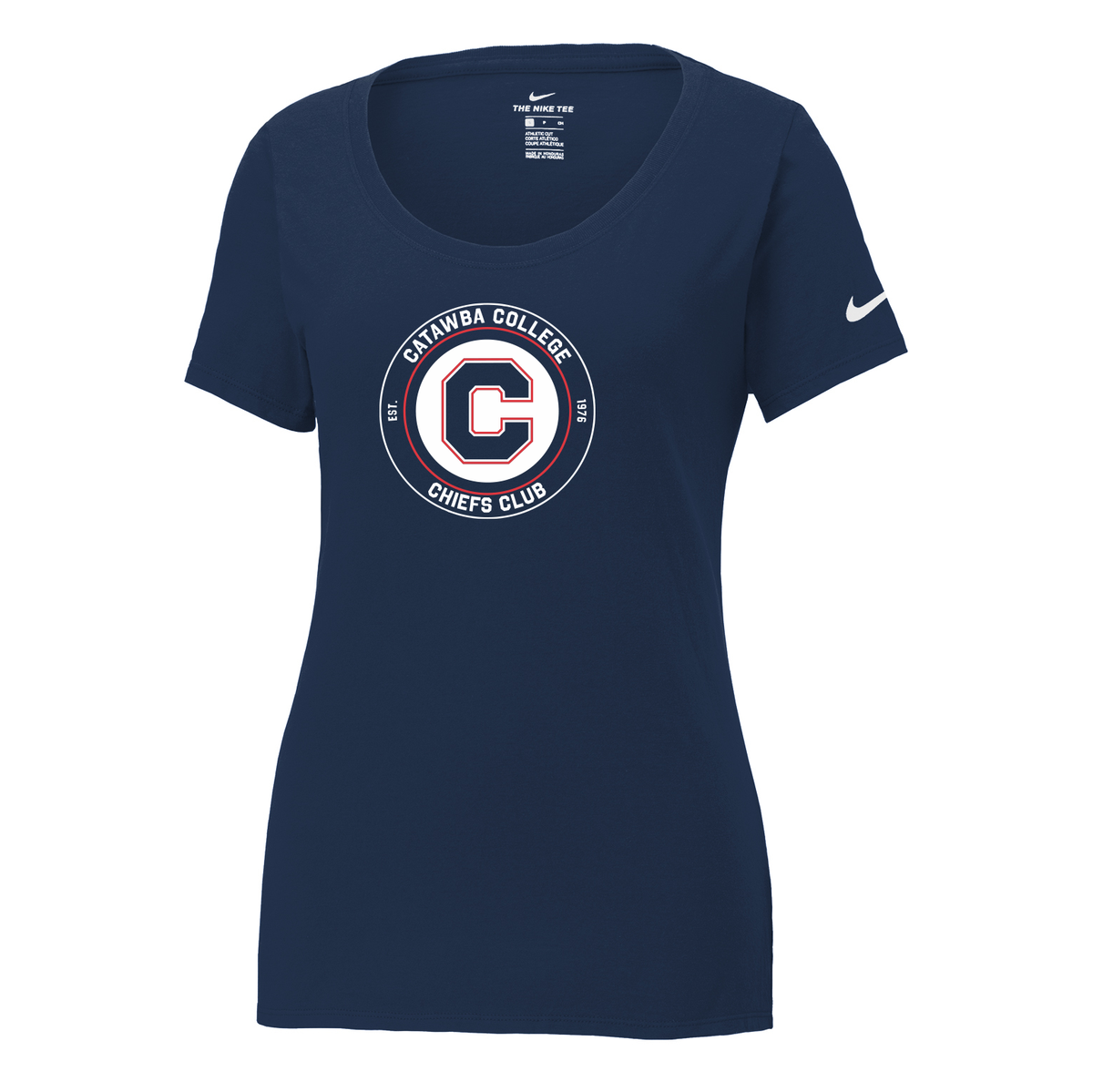 Catawba College Chiefs Club Nike Ladies Dri-FIT Tee