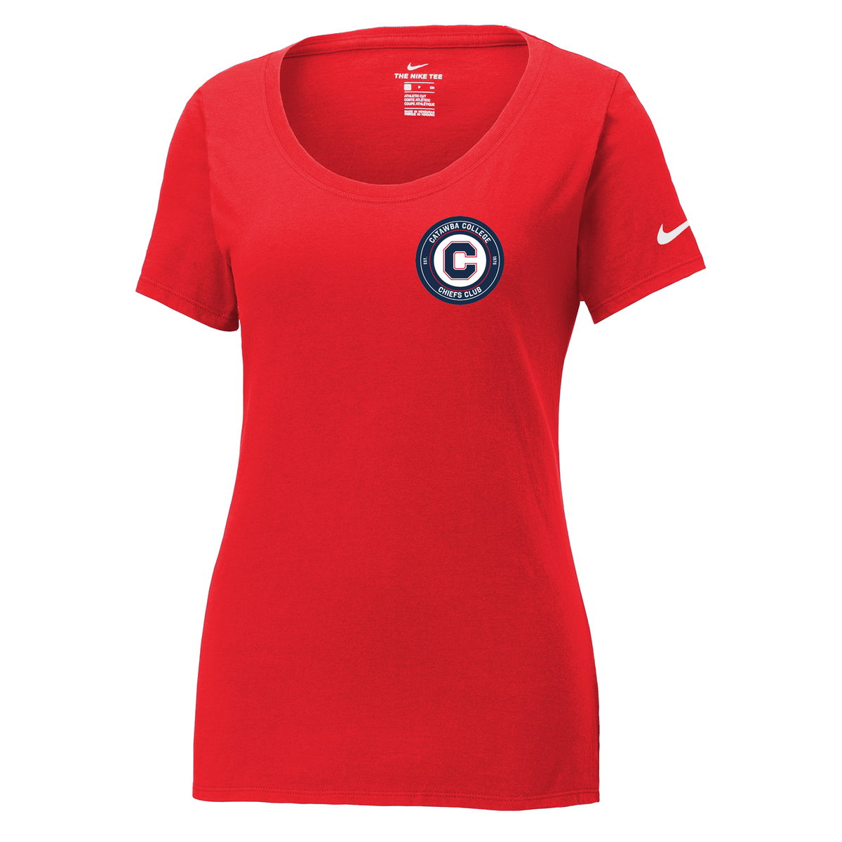 Catawba College Chiefs Club Nike Ladies Dri-FIT Tee