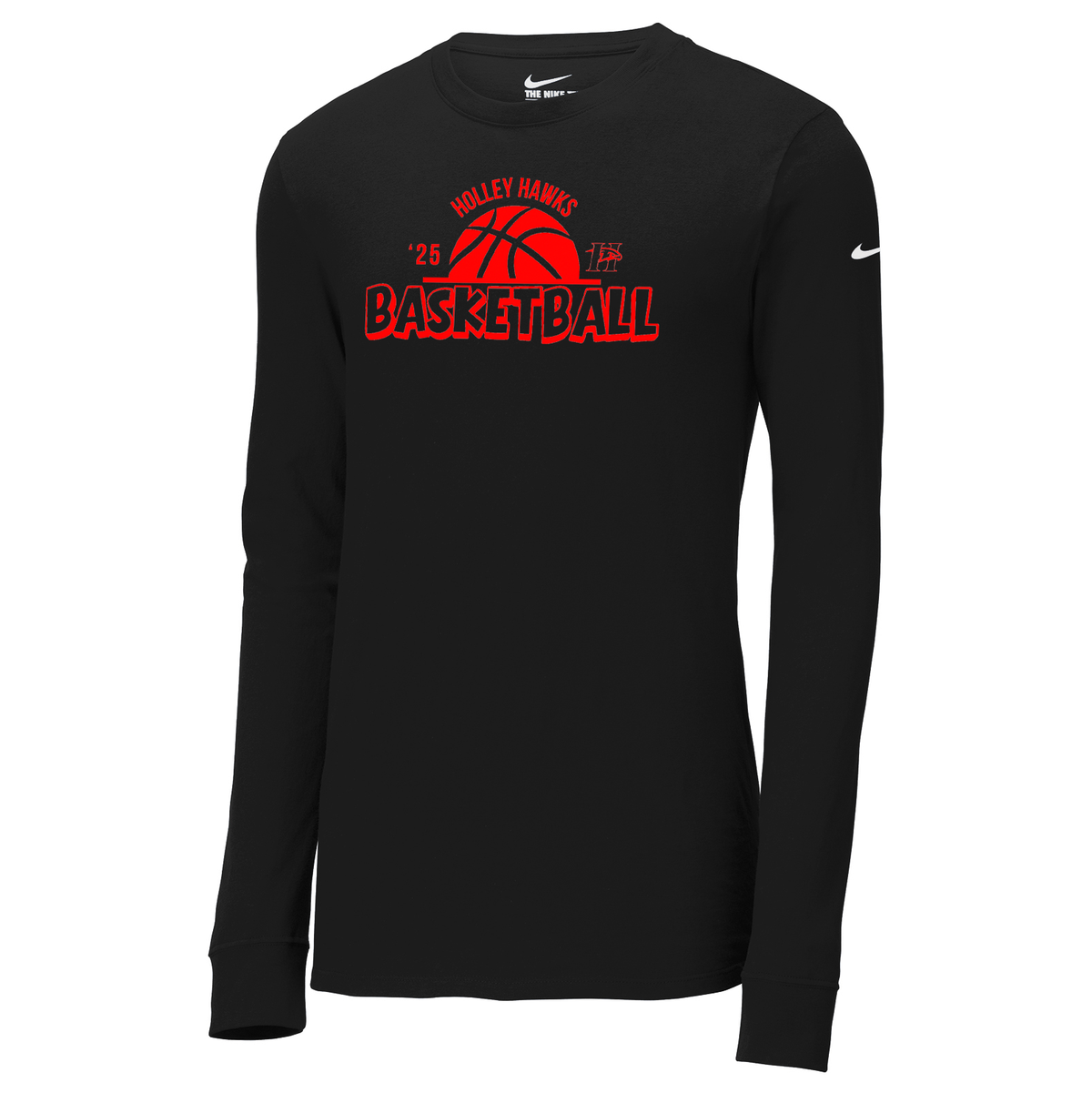 Holley Central School Girls Basketball Nike Dri-FIT Long Sleeve Tee