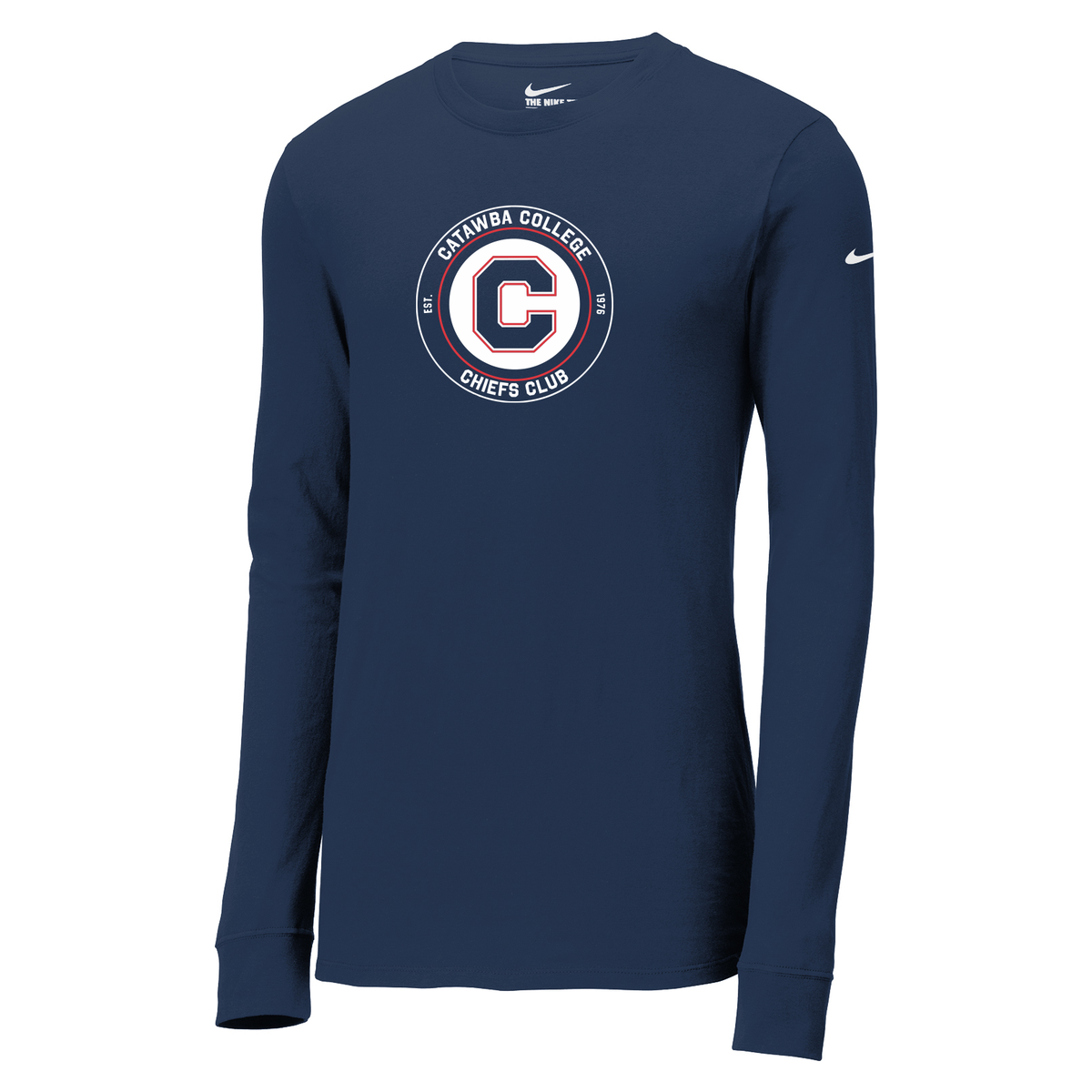 Catawba College Chiefs Club Nike Dri-FIT Long Sleeve Tee