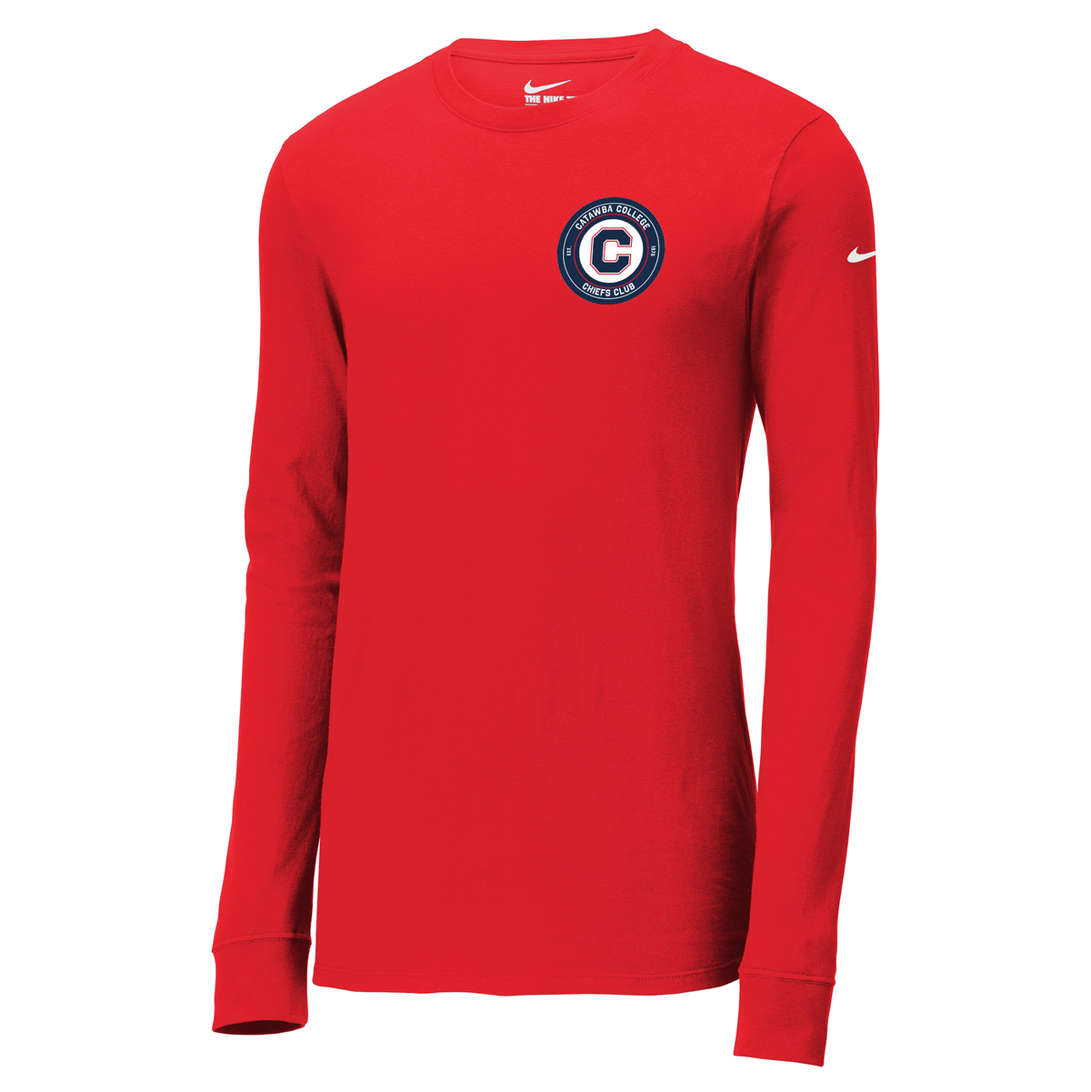 Catawba College Chiefs Club Nike Dri-FIT Long Sleeve Tee