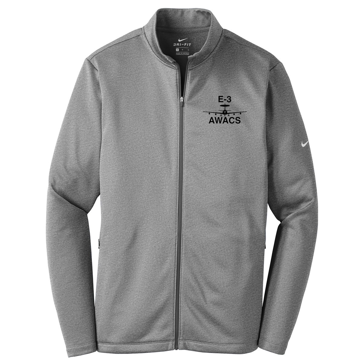 Boeing AWACS E-3 Nike Thema-Fit Full Zip Fleece