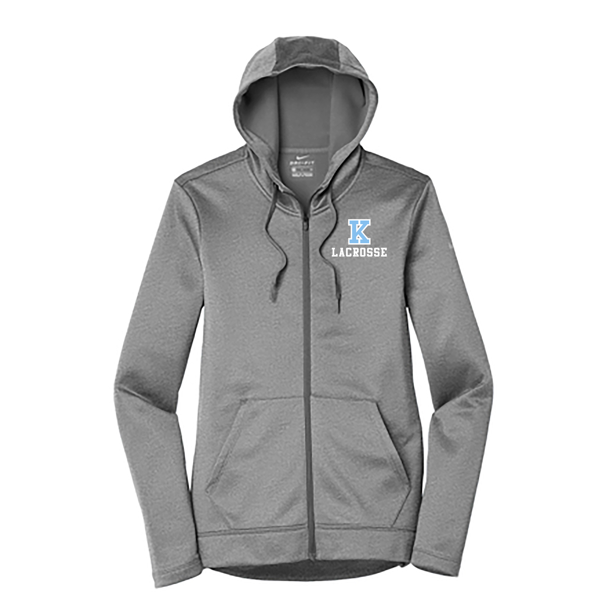 King's Lacrosse Nike Ladies Therma-FIT Full Zip Hoodie