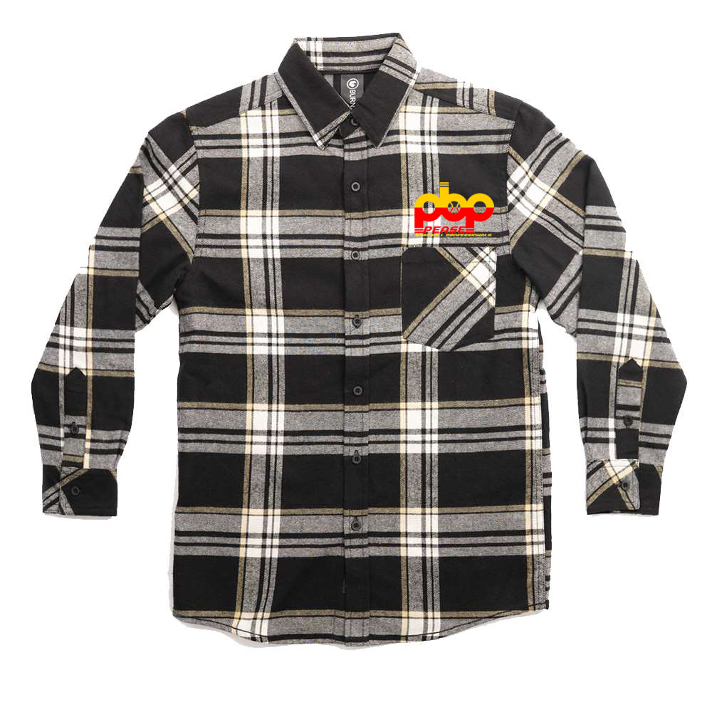 Pease Baseball Professionals Youth Open Pocket Long Sleeve Flannel Shirt
