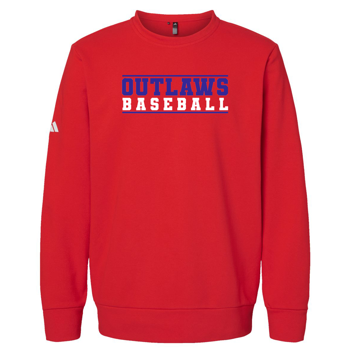 Southern Indiana Outlaws Baseball Adidas Fleece Crewneck Sweatshirt