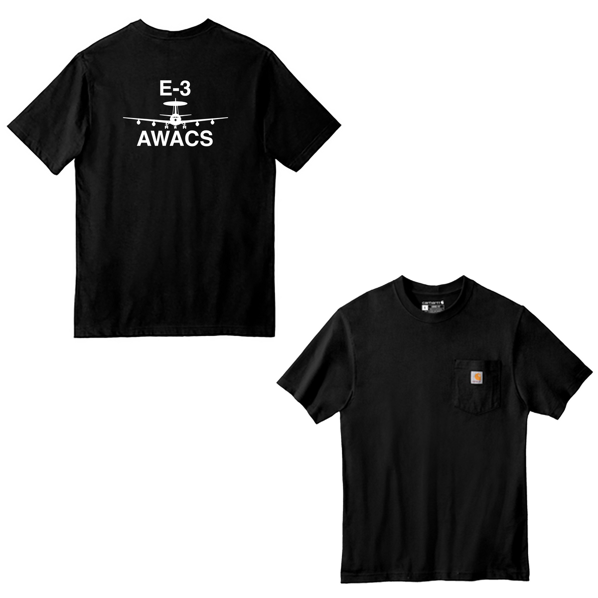 Boeing AWACS E-3 Carhartt Pocket Short Sleeve Tee