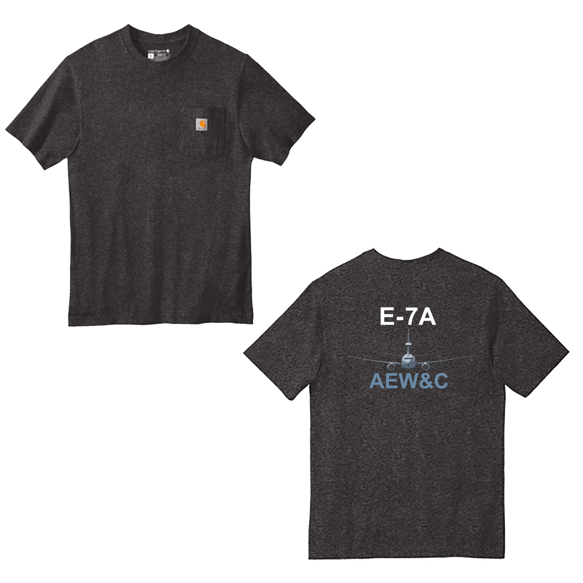 Boeing E-7A Program Carhartt Pocket Short Sleeve Tee