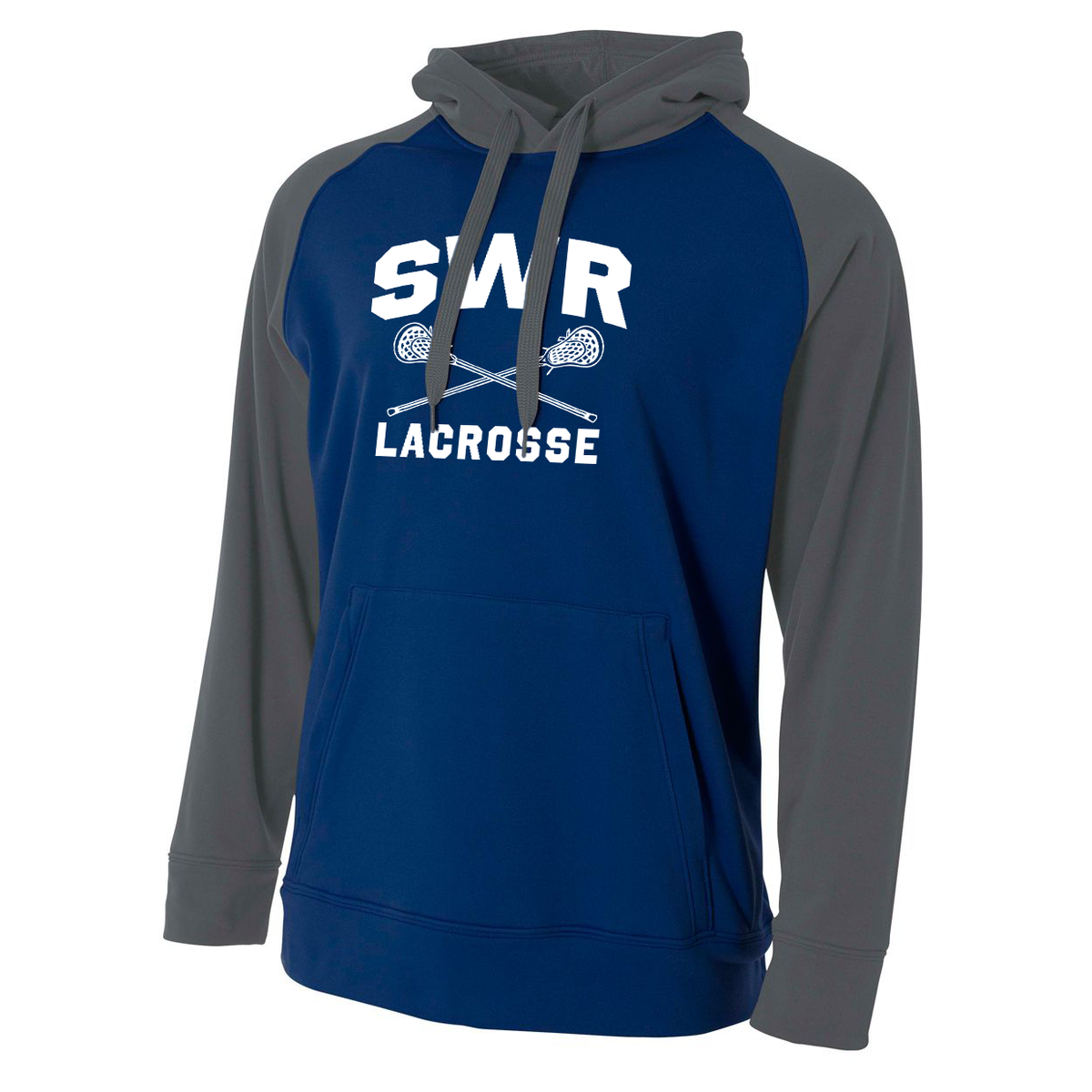 Shoreham-Wading River HS Lacrosse A4 Colorblock Tech Hoodie