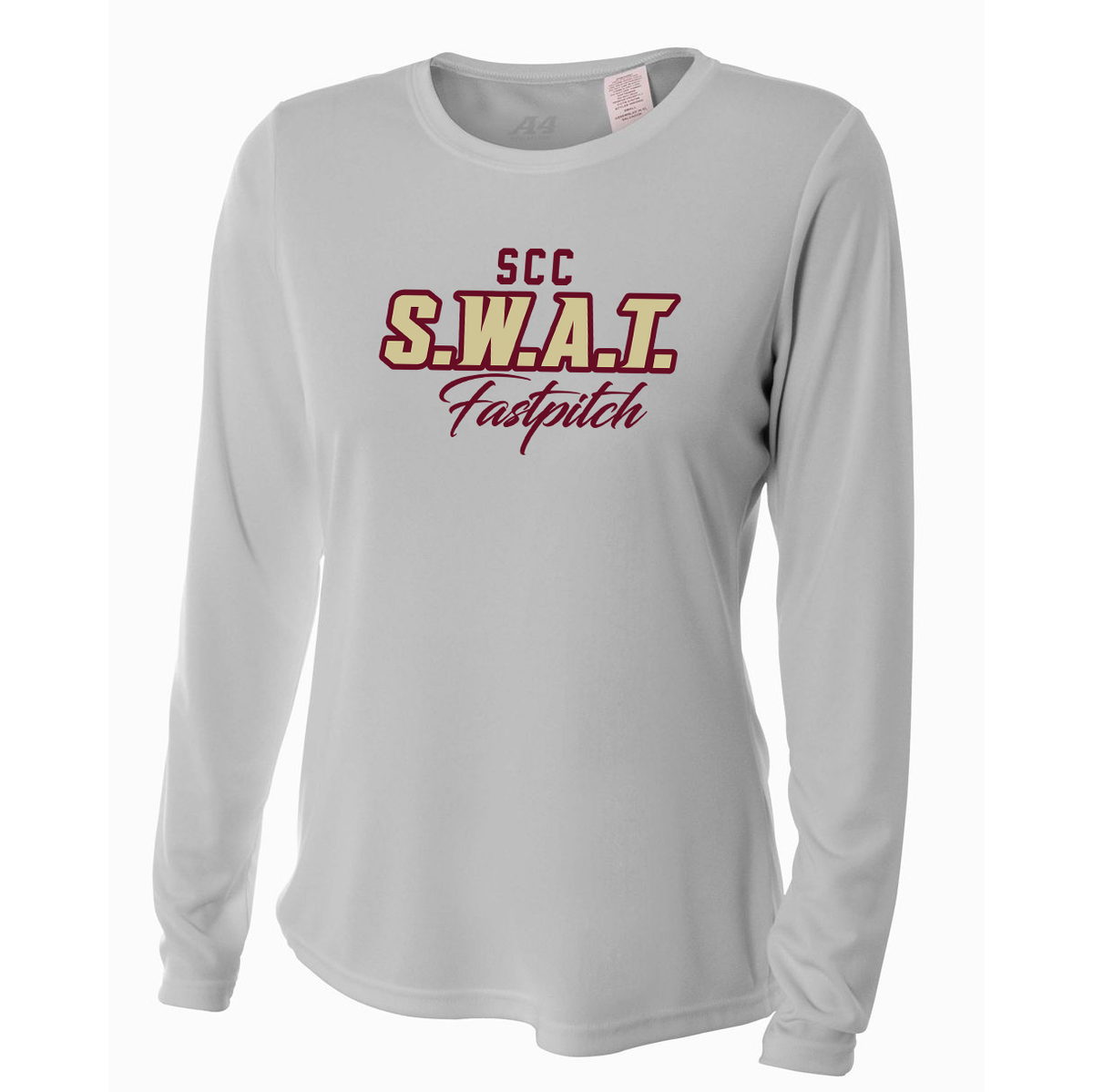 SCC S.W.A.T. Fastpitch A4 Women's Long Sleeve Performance Crew