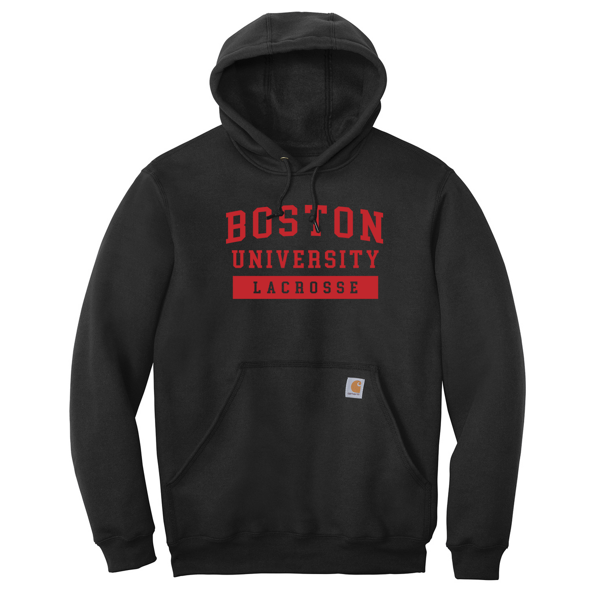 Boston University Lacrosse Carhartt Midweight Hooded Sweatshirt