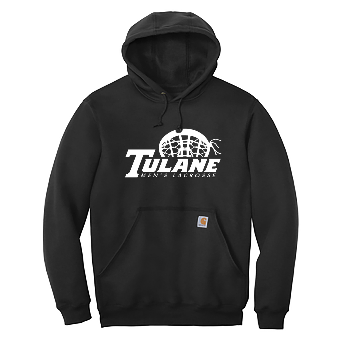 Tulane Mens Club Lacrosse Carhartt Midweight Hooded Sweatshirt