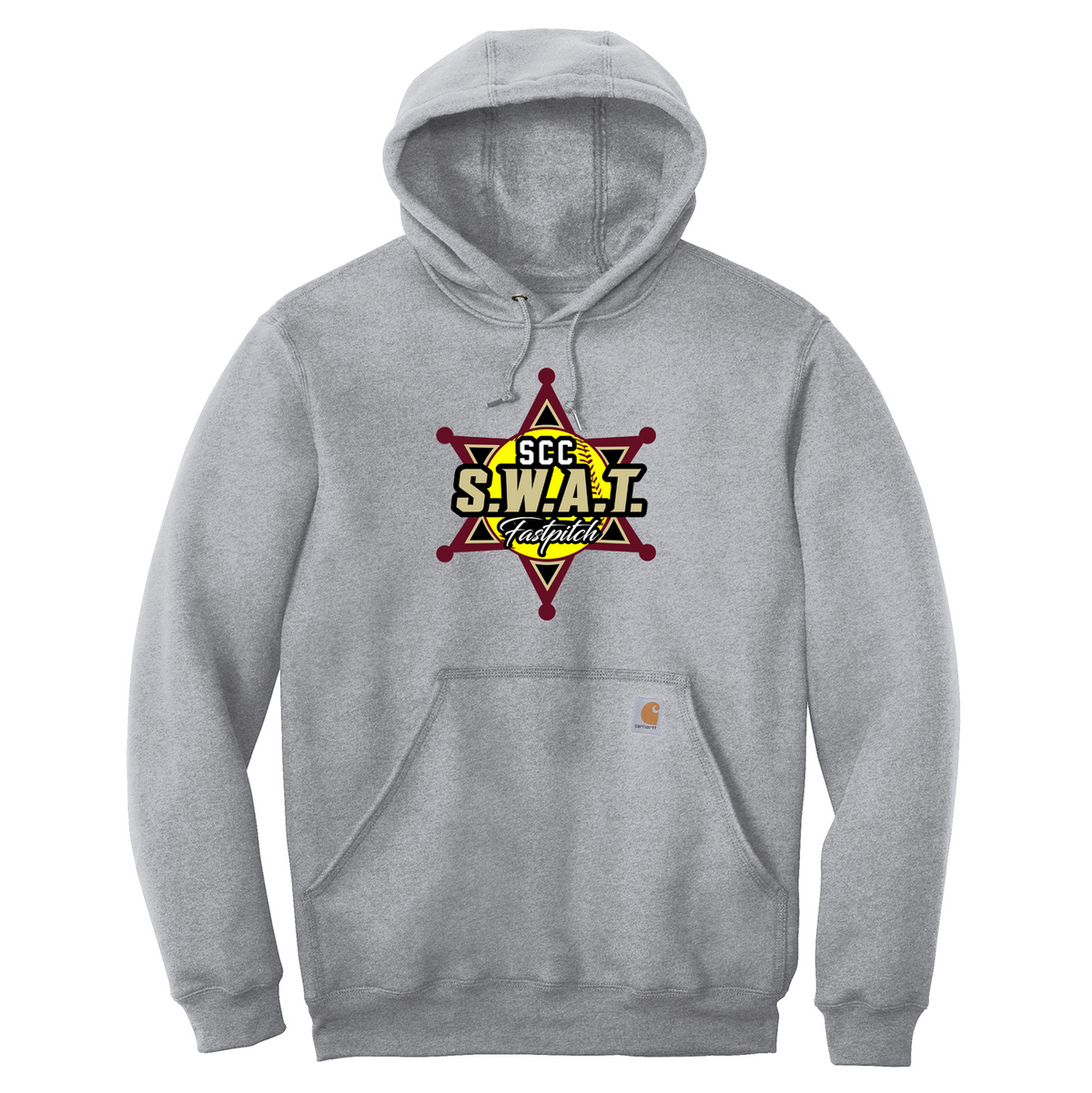 SCC S.W.A.T. Fastpitch Carhartt Midweight Hooded Sweatshirt (TALL SIZES)