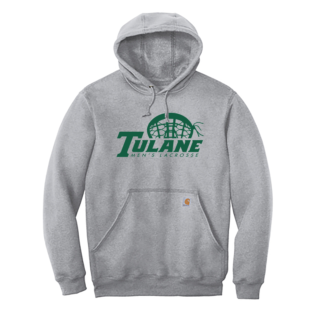 Tulane Mens Club Lacrosse Carhartt Midweight Hooded Sweatshirt