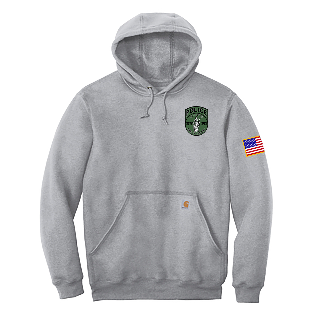 NYPD Warrant Section Carhartt Midweight Hooded Sweatshirt