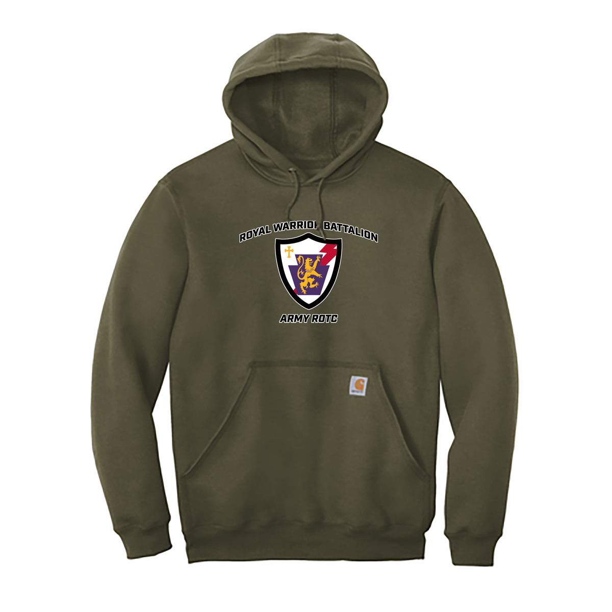 Royal Warrior Battalion Army ROTC Carhartt Midweight Hooded Sweatshirt