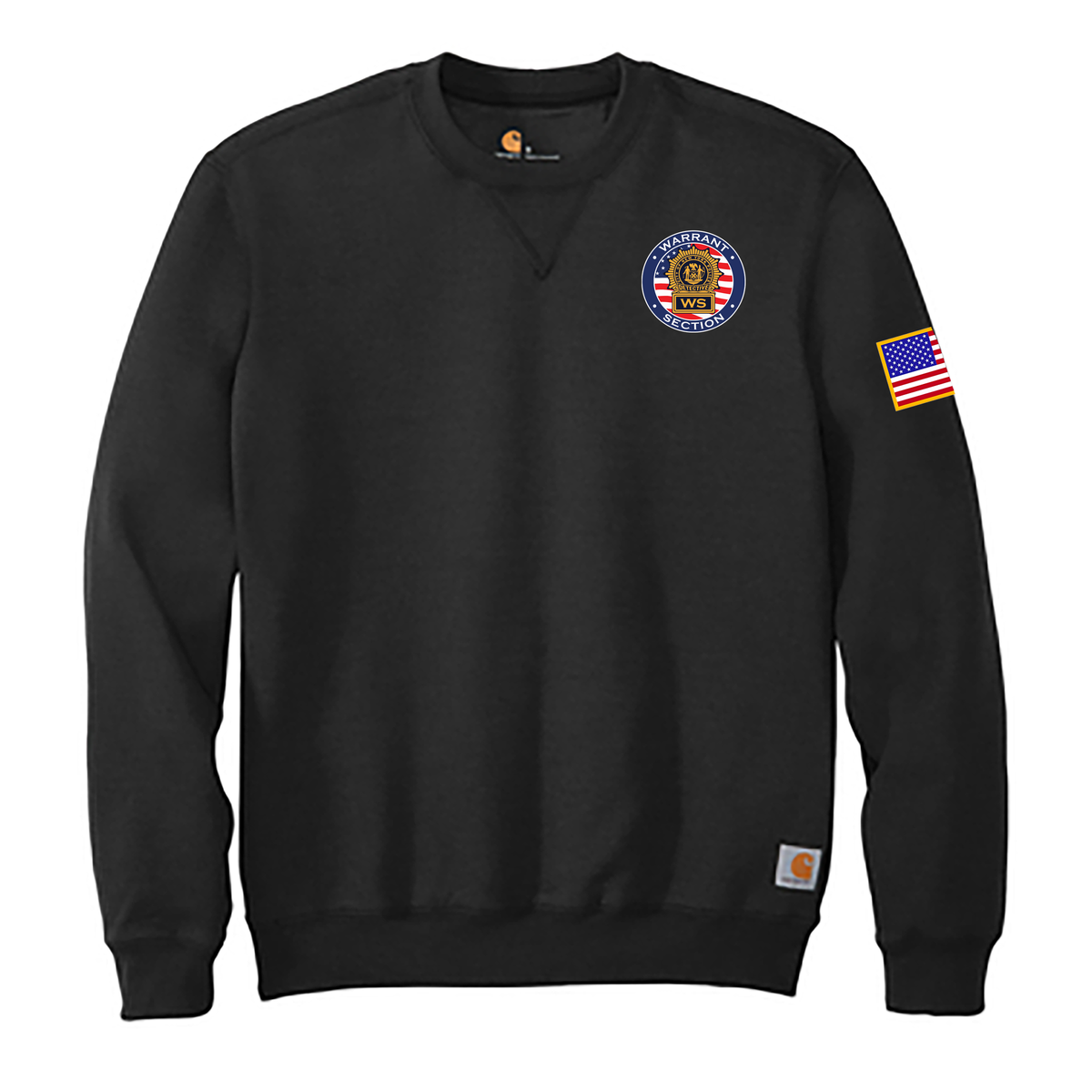 NYPD Warrant Section Carhartt Midweight Crewneck