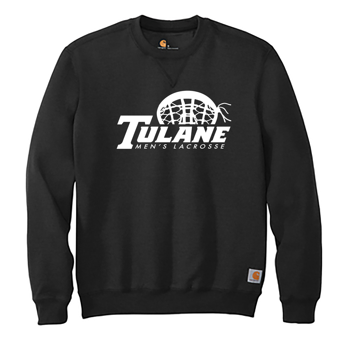 Tulane Mens Club Lacrosse Carhartt Midweight Crewneck