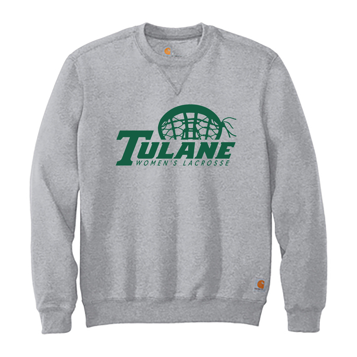 Tulane Women's Lacrosse Carhartt Midweight Crewneck