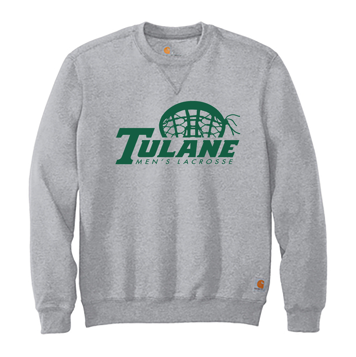 Tulane Mens Club Lacrosse Carhartt Midweight Crewneck