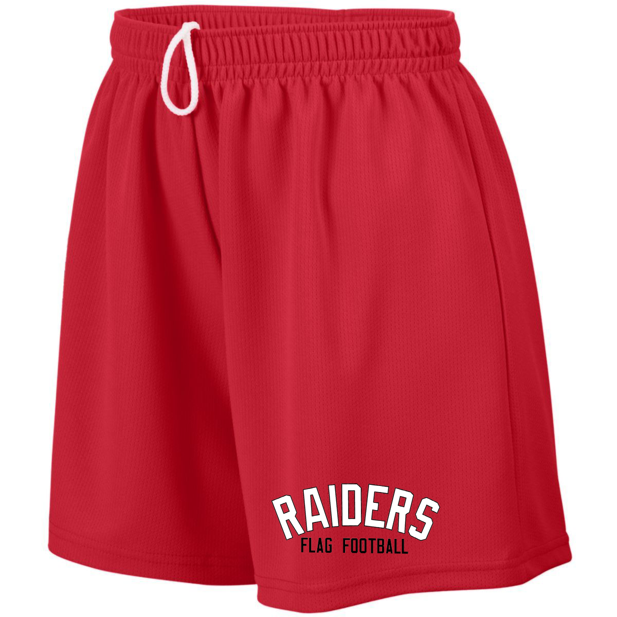 PM Raiders Flag Football Ladies Wicking Mesh Shorts